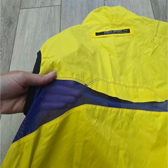 Polo Sport Ralph Lauren Nylon Wind Vest Shell 5 Pockets Outdoor Mens Size Medium - Picture 4 of 13